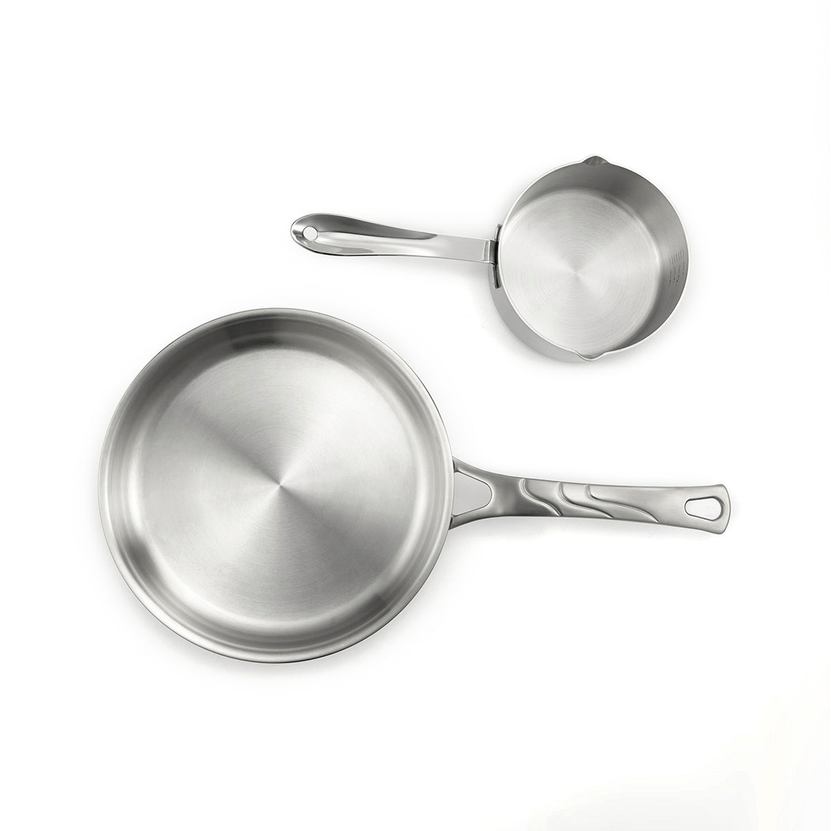 3-Piece Stainless Steel Cookware Set