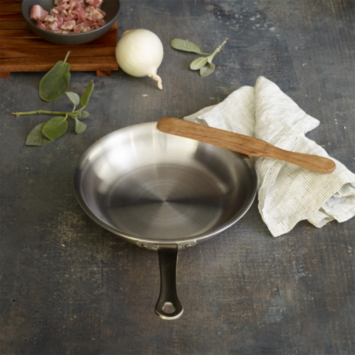 Curmet 5-Ply Stainless Steel Frying Pan