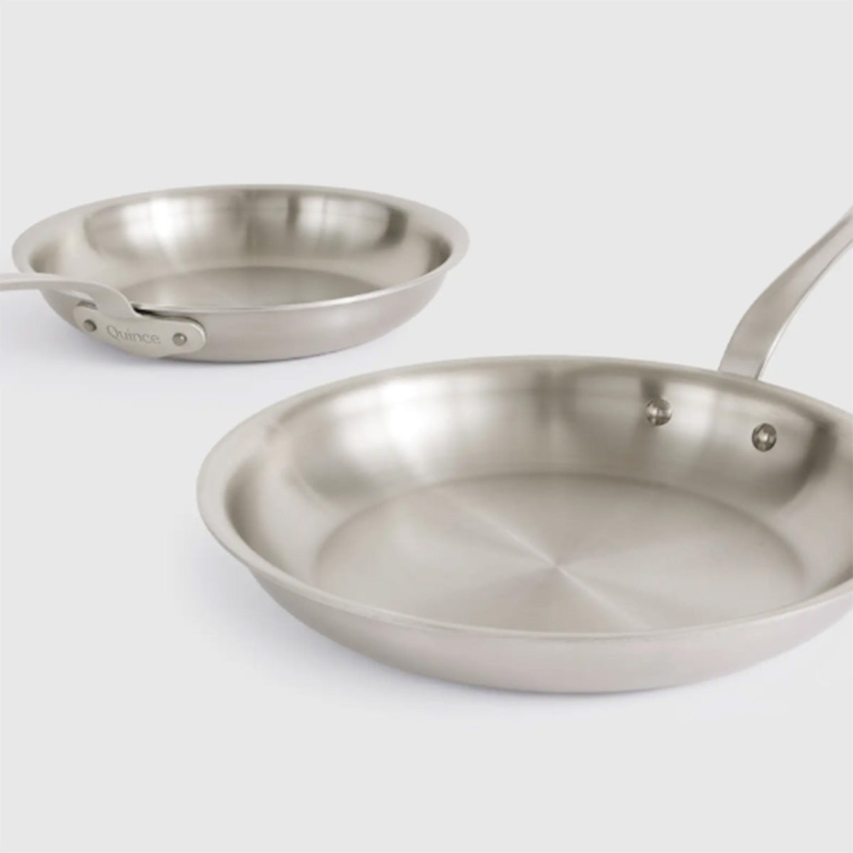 Curmetr 5-Ply Stainless Steel Cookware Frying Pan Set