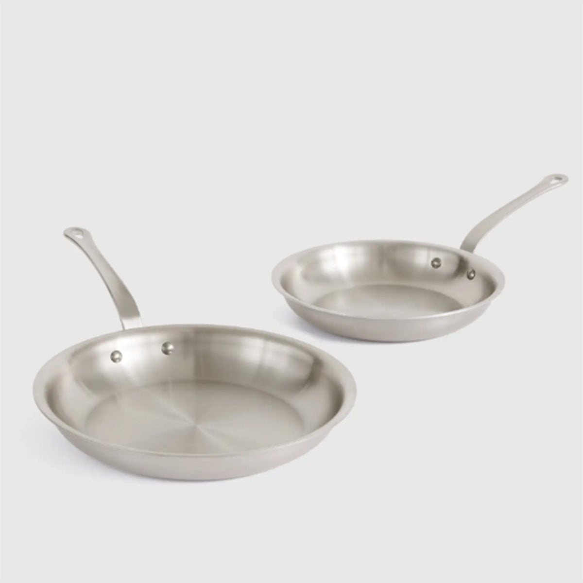 Curmetr 5-Ply Stainless Steel Cookware Frying Pan Set