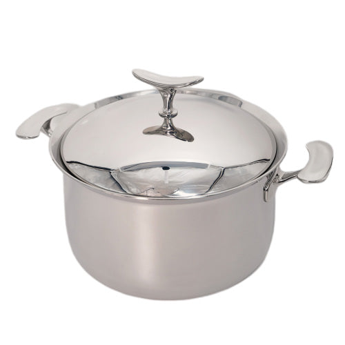 Caldeirão de aço inoxidável com 5 camadas, 10 QT