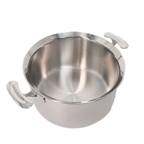 Caldeirão de aço inoxidável com 5 camadas, 10 QT