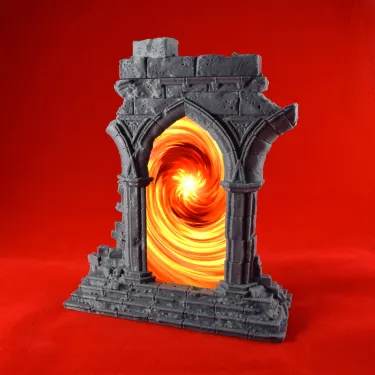 3D Print of Ruined Archway Portal-Calling Portals