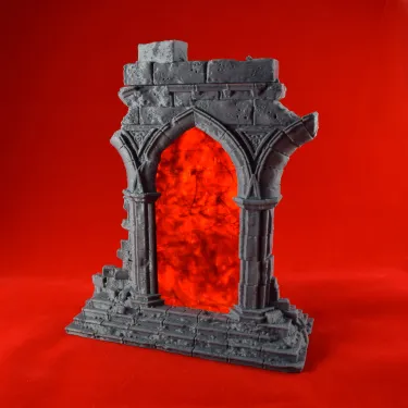 3D Print of Ruined Archway Portal-Calling Portals