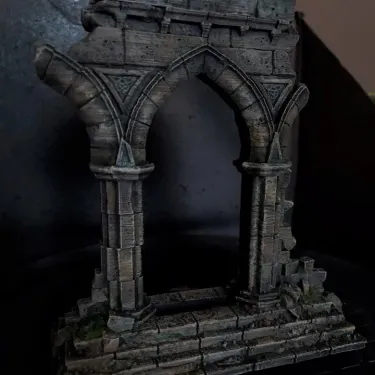 3D Print of Ruined Archway Portal-Calling Portals