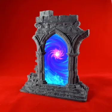 3D Print of Ruined Archway Portal-Calling Portals