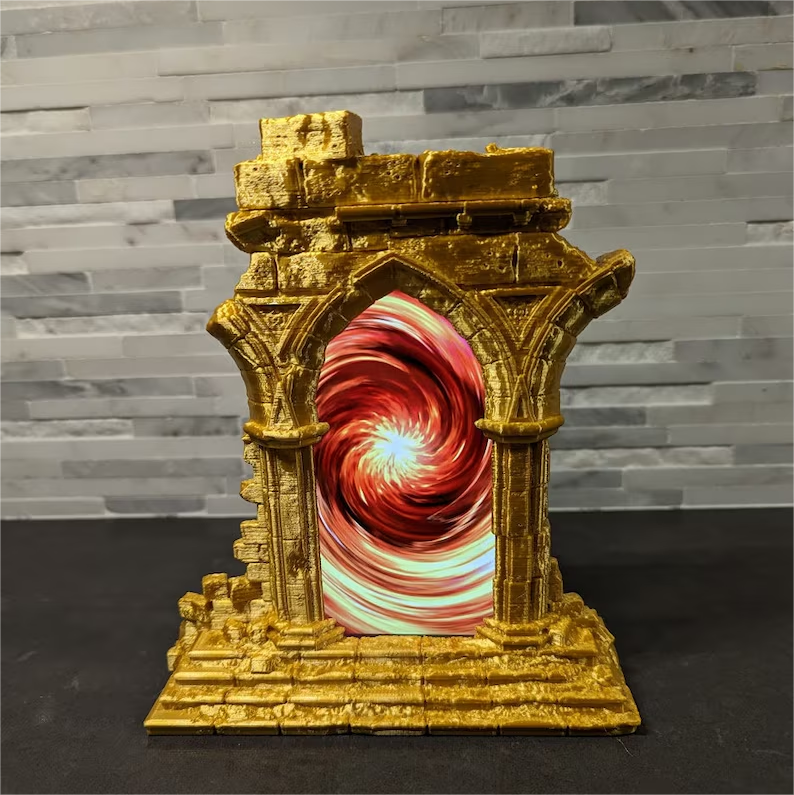 3D Print of Ruined Archway Portal-Calling Portals