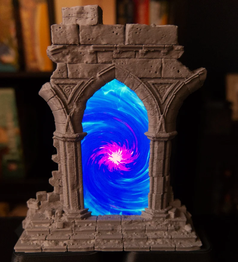 3D Print of Ruined Archway Portal-Calling Portals