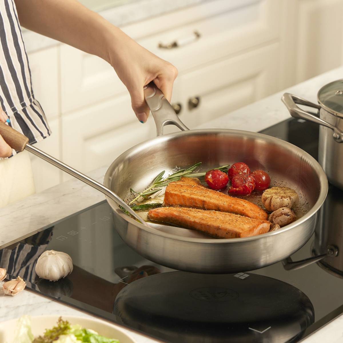 5-Ply Stainless Steel Saute Pan