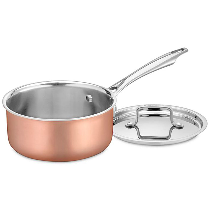 Curmet Copper 3-Ply 10-Piece. Cookware Set