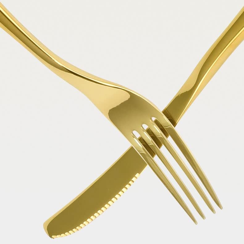 Gold Mirror Polished Cutlery Set