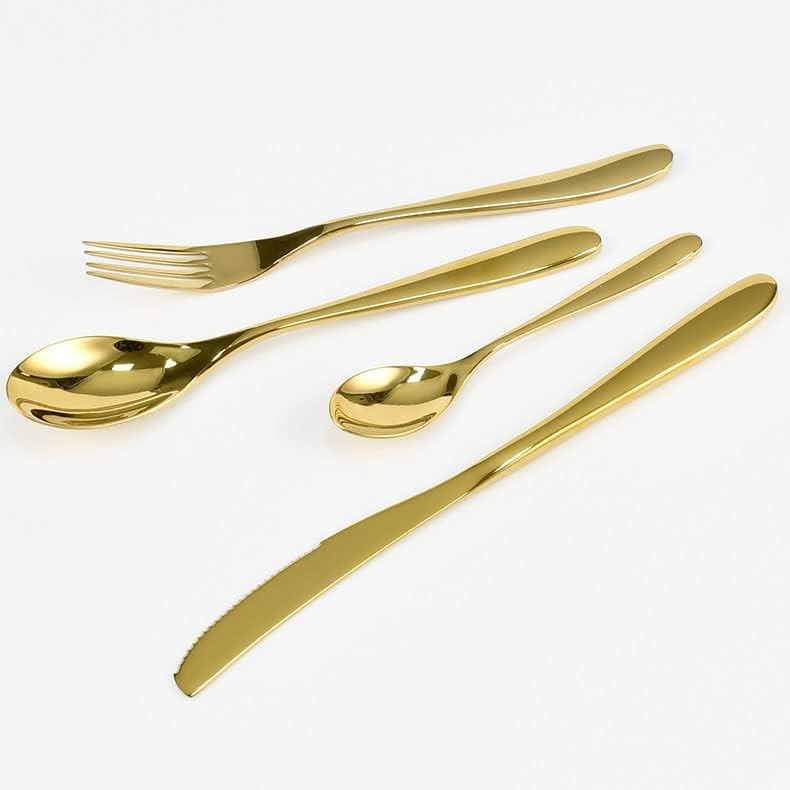 Gold Mirror Polished Cutlery Set