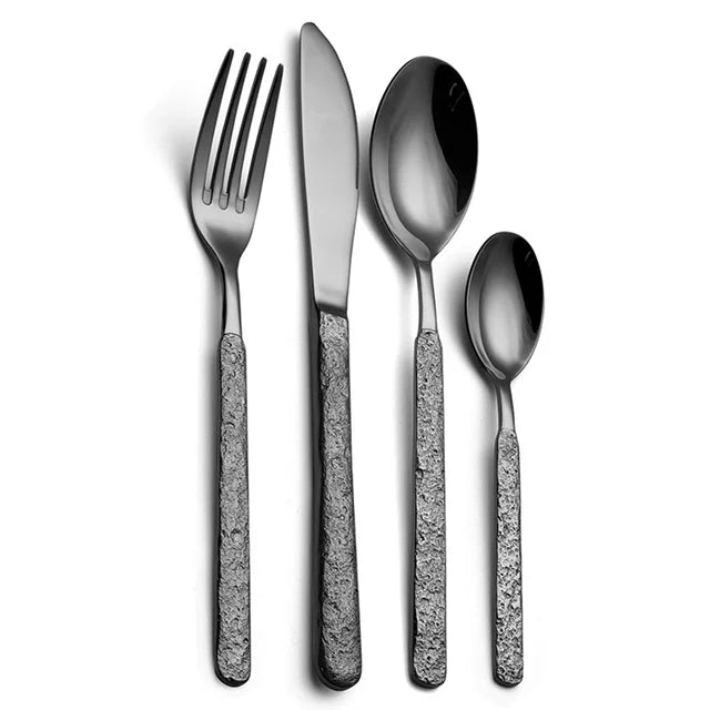 4Curmet Hammered Cutlery Set