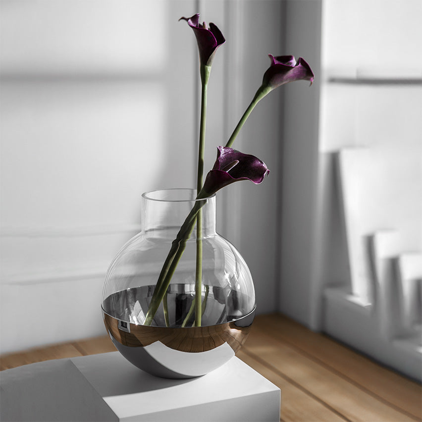 Crystal Reflections Sphere Vase