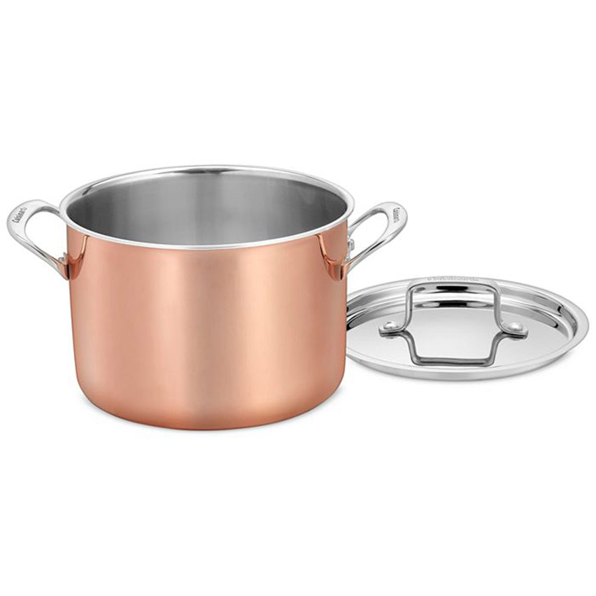 Curmet Copper 3-Ply 10-Piece. Cookware Set