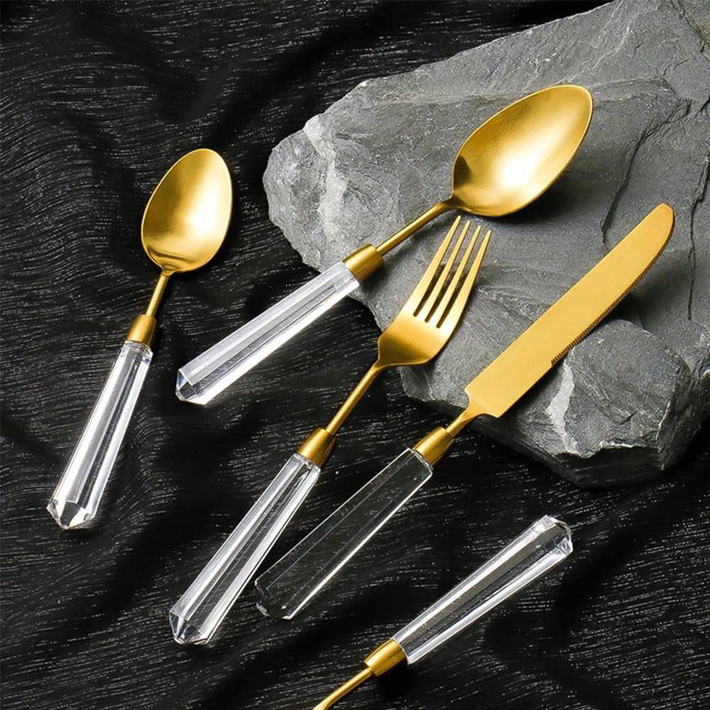 ShimmerStone Cutlery Set