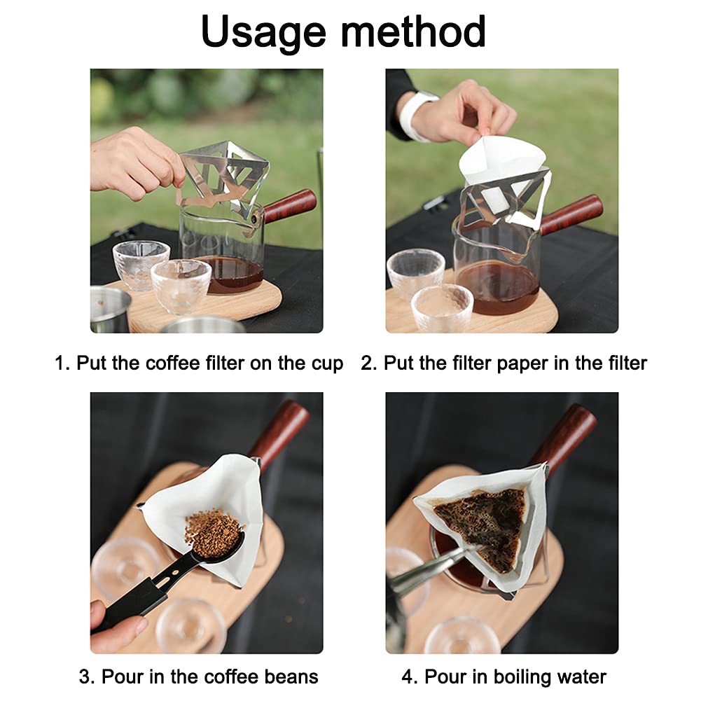 Stainless Steel Outdoor Coffee Dripper