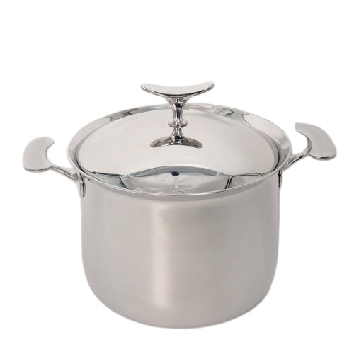 Caldeirão de aço inoxidável com 5 camadas, 8 QT