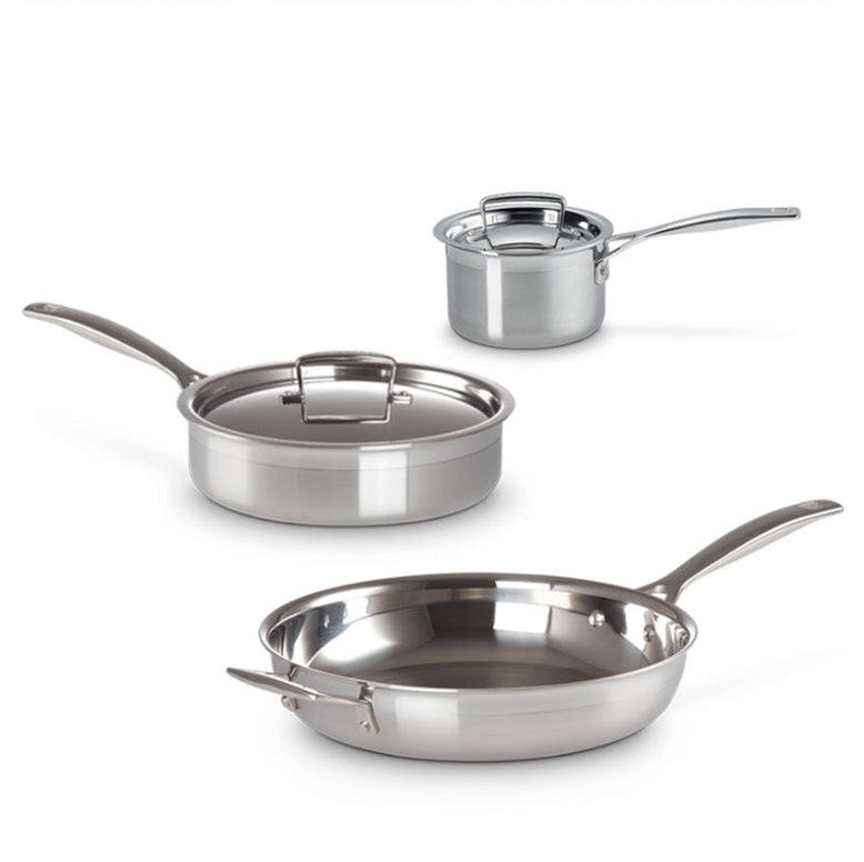 Curmet SteelMaster Elite Series 3-Ply cookware set